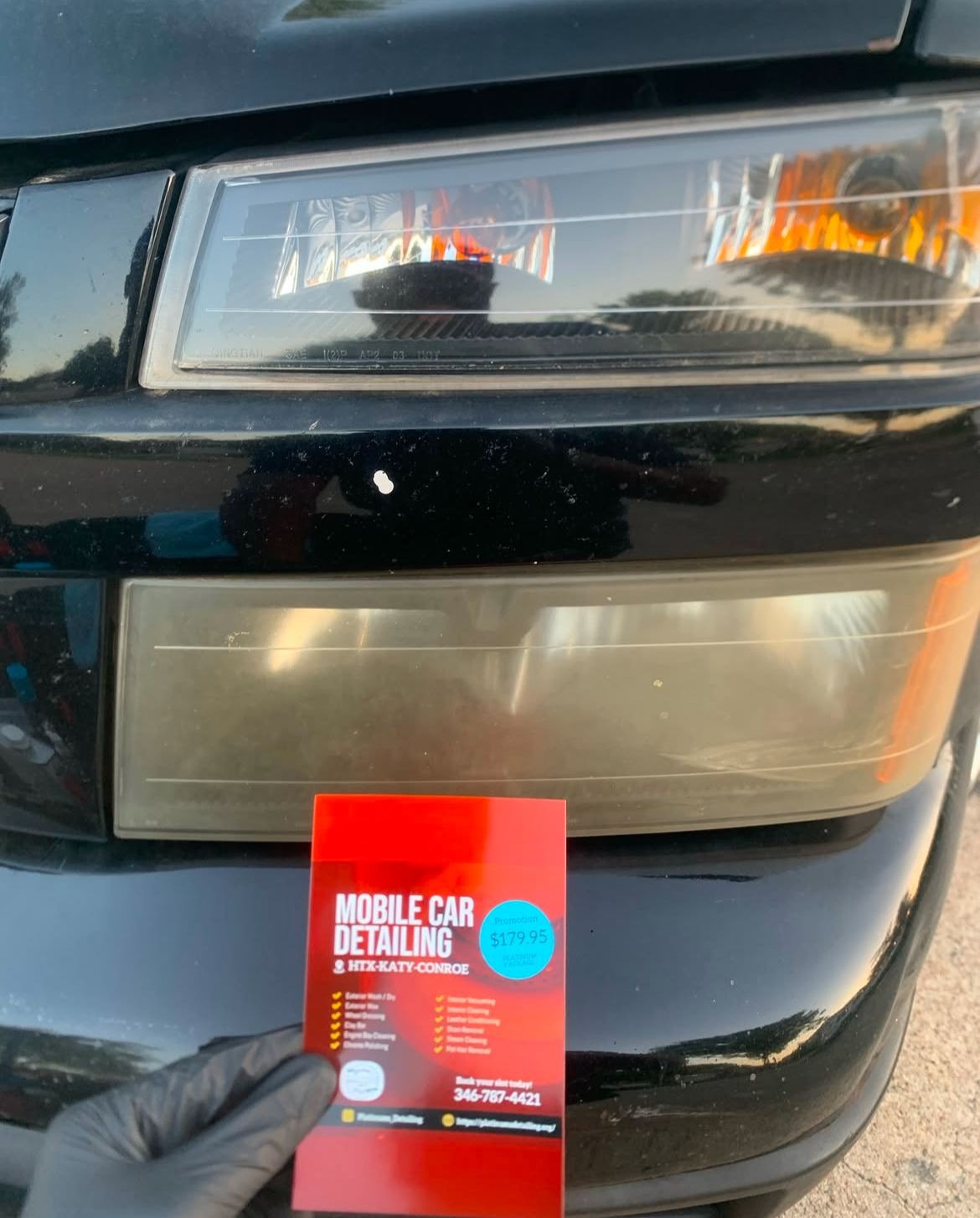 Headlight restoration : $79.95